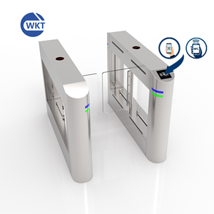 WAN phim hoạt hình quang trượt Swing rào cản turnstile cổng thép lối vào lối ra an ninh phần cứng RFID Reader tòa nhà văn phòng - Product Image 1