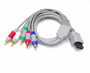 <span class=keywords><strong>Cable</strong></span> de Audio y Video de Alta Definición de 1.8 m, Accesorios para Juegos para Nintendo <span class=keywords><strong>Wii</strong></span>, <span class=keywords><strong>Cable</strong></span> AV Componente - Product Image 1