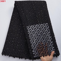 3001 Dentelle Cordon Guipure Rouge Brodée Oeillets Tissu de Dentelle Cordon Africaine Tissu de Dentelle Nigériane de Haute Qualité pour Fête de Mariage