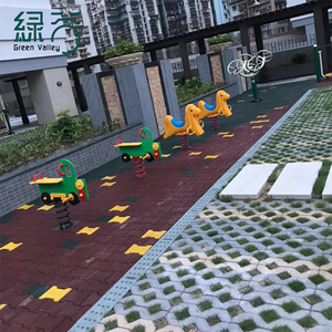 뼈 모양 고무 타일 통로 말 안정 타일 - Product Image 5