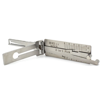 Vente flash HU83 Lishi 2 en 1 Ensemble de crochets de serrure Outil manuel Adapté au décodeur Ouvre-serrure Lishi Outils de serrurier