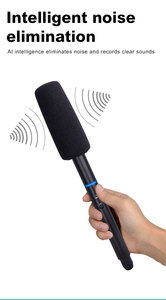 Microfono Wireless Professionale Portatile per iPhone iPad Telefoni Android Fotocamera Interviste Registrazioni Esterne - Product Image 5