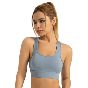High-Intensity Shock-Proof Peach-Breasted Sports Bra for Women Breathable Fitness Yoga Back Sports Bra Adults
