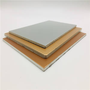 100% Gran panel compuesto de aluminio PVDF Núcleo intacto Impermeable ACP <span class=keywords><strong>Precio</strong></span> de fábrica Tablero de revestimiento de fachadas de pared - Product Image 2