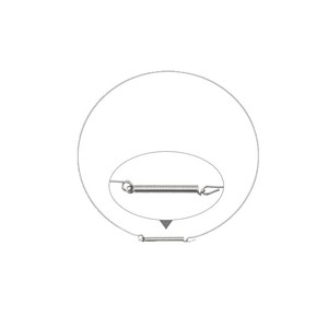 Resorte Guía de Puerta para Lavadora Samsung DC97-04973B, Pieza de Acero Resistente - Product Image 1
