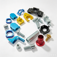 Pemesinan CNC 5 Axis Kustom untuk Bagian Aluminium, Bagian Baja, dan Bagian Stainless Steel dari Kuningan