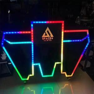 Personalizzare i segni del nome dell'azienda con la luce a Led Rgb porta il segno gonfiabile della lettera del canale di colore completo personalizzato 3d firma il logo dell'infinito in movimento - Product Image 2