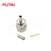 Câble coaxial flexible RG174 avec connecteur TNC mâle, longueur personnalisée, câble RF Pigtail pour talkie-walkie, modem, antenne