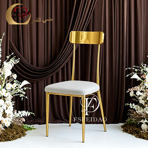 Luxury Stainless Steel Throne Wedding <b>Chairs</b> for Banquet Hall Restaurant For Events - Product Image 1