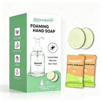 Tablettes de savon moussant portables OEM – Lot de recharge pour voyage, camping, caravane – Tablettes effervescentes dissolvables pour le lavage des mains