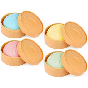 お団子バジストレスおもちゃスクイズボールファッションデザインストレスフルーツおもちゃ - Product Image 1