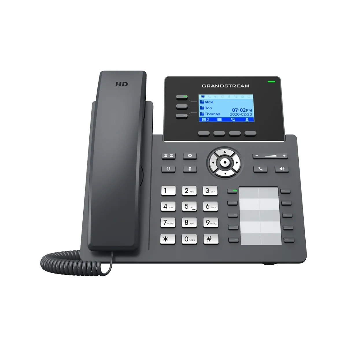 Grands tream GRP2604(P) Graue GFK-Serie von SIP-IP-Telefonen in Träger qualität