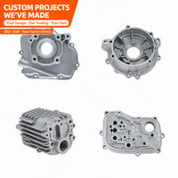 Pièces moulées sur mesure, faible MOQ 100 pièces, usine propre, service de prototypage de couvercles de carter de pompe à eau, envoyez vos dessins STP DWG 148F OEM