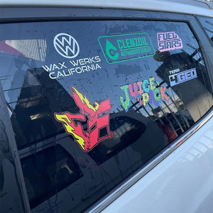Autocollants personnalisés de luxe pour <span class=keywords><strong>pare</strong></span>-<span class=keywords><strong>brise</strong></span> et vitres de voiture, en vinyle imperméable, résistants aux UV, durables, auto-adhésifs, garantie 1 an - Product Image 5