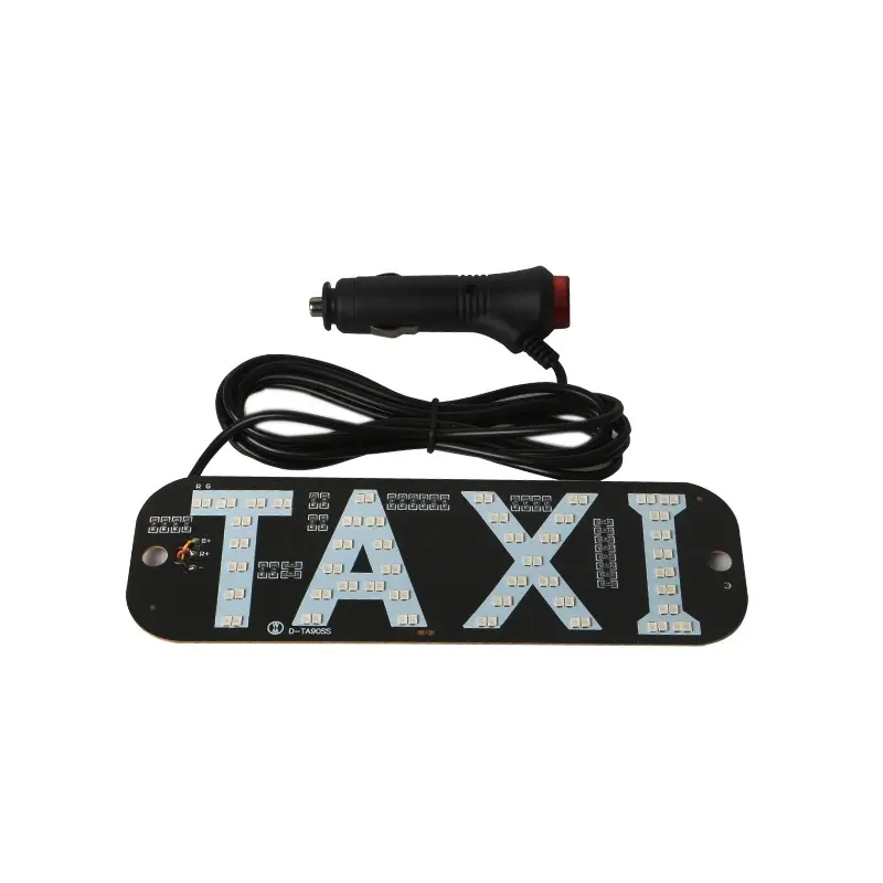 Taxi luz superior Taxi Led coche parabrisas cabina indicador lámpara rojo/Verde doble color LED parabrisas Taxi luz lámpara
