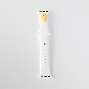 Correa de Silicona Delgada para Reloj <span class=keywords><strong>Apple</strong></span> <span class=keywords><strong>Watch</strong></span> Serie 11 de 46 mm con Dijes de Resina 3D, Brazalete Deportivo de Goma - Product Image 5