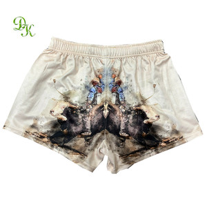 Pantaloncini da uomo con stampa a sublimazione con stampa calzoncini da ginnastica in rete da uomo con tasche con cerniera - Product Image 6