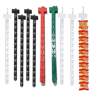 Hookei Hot Sale Retail Display PP Hanging Strips with 12 <b>Plastic</b> <b>Hooks</b> - Product Image 4