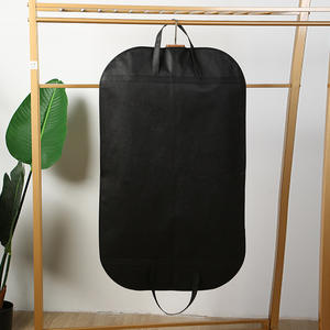 उच्च गुणवत्ता वाले थोक मोटा गैर बुना कपड़े के भंडारण धूल प्रमाण कवर सूट परिधान बैग कस्टम लोगो के साथ सूट परिधान बैग - Product Image 3