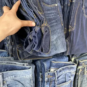 Clothes Stock Clearance Comfortable Fashion Trend Causal Good Quality Cheaper Hot Sell New Style Men's Used Jeans In Stock