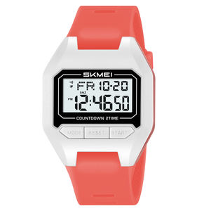 Montre numérique unisexe Skmei 2617 en gros, bracelet en silicone à bas prix, étanche 5 ATM, chronographe, alarme, montre sport - Product Image 2