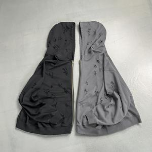 Custom Streetwear Vendors High Quality Zip Hoodie Distressed Design Cotton Heavyweight Hoodie Streetwear <strong>Clothing</strong> <strong>Manufacturer</strong> - Product Image 1