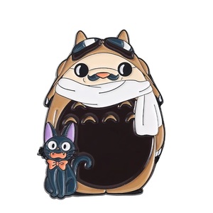 Vente en gros d'usine, épingles en émail Spirited Away de <span class=keywords><strong>Miyazaki</strong></span> <span class=keywords><strong>Hayao</strong></span> du Japon avec carte de support - Product Image 6