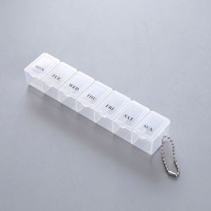 Good Quality 7 Day Best Selling <b>Plastic</b> Pill Box case <b>Pocket</b> Size Medicine case Promotion Pill Box - Product Image 3