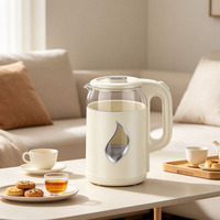 Bouilloire Électrique Domestique 1,5 L à Ébullition Rapide, Chauffe-Eau en Verre Durable, Appareils de Cuisine en Gros