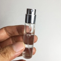 Vente en gros d'usine - Flacon pulvérisateur de parfum en verre de 7,5 ml et 10 ml - Flacon de parfum en verre - Emballage - Mini flacon de parfum de poche