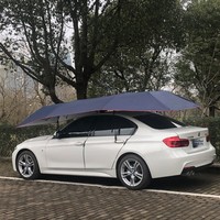 Penutup Payung Mobil Tunggal Semi-Otomatis Berbantuan Hidrolik Tipe Ekstensi, Tenda Empat Musim Bahan Kain Oxford dan Paduan Logam