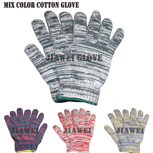 آلة تطعيم قفازات البي في سي، قفازات عمل قطنية بيضاء محبوكة، قفازات عمل قطنية مطلية بالبي في سي وفقًا لمعيار EN388 للاستخدام في البناء من الصين - Product Image 2