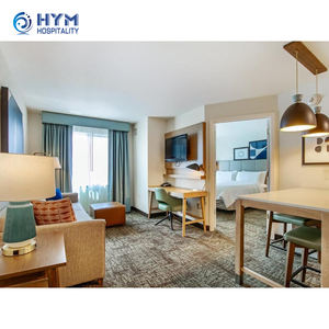 Staybridge Suites by IHG <span class=keywords><strong>Hyman</strong></span> Ensemble de chambre à coucher d'hôtel Design moderne en bois Taille standard - Product Image 6