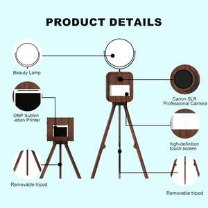 Photomaton à miroir numérique pour mariage Photomaton en libre service 2x6 Station de selfie instantanée <span class=keywords><strong>Camara</strong></span> pour scrapbooking avec imprimante DN-S japonaise - Product Image 5