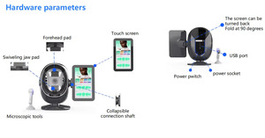เครื่องวิเคราะห์ผิวหนัง 3 มิติ รุ่น Magic Mirror Visia Style สำหรับตรวจจับเม็ดสี น้ำมัน และริ้วรอย – เครื่องสแกนใบหน้าแบบมัลติสเปกตรัม พร้อมระบบวินิจฉัยด้วย AI สำหรับร้านเสริมสวย - Product Image 6