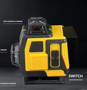 أدوات مستويات الليزر ، خط محمول بالأشعة تحت الحمراء 16 متر أخضر بدون بطارية - Product Image 6