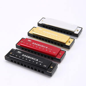 Harmonica diatonique coloré à dix trous Instrument d'orgue en métal pour l'auto-étude pour les débutants-Enfants Hommes Femmes - Product Image 3