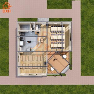 Dxh nhà máy tùy chỉnh trang bị đầy đủ tùy chỉnh cà phê cử<span class=keywords><strong>a</strong></span> hàng mô-đun xây dựng trước khi xây dựng nhà hàng container đúc sẵn và thanh - Product Image 6