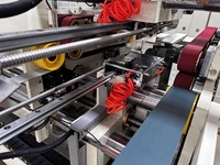Carton ondulé CZXY PACK formant la machine semi-automatique Machine à coudre à double boîte en carton