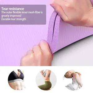 Nbr योग चटाई उच्च गुणवत्ता फिटनेस योग चटाई फिटनेस सामान - Product Image 2