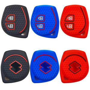 Penutup Kunci Mobil Silikon 2 Tombol Populer untuk Suzuki Swift Ignis Vitara Liana Ciaz Baleno Fob Shell Decor - Product Image 2