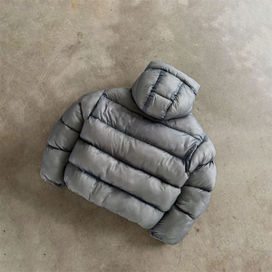 Vestes matelassées à rembourrage rapide pour l'hiver, fabriquées sur mesure, pour l'extérieur, en <span class=keywords><strong>duvet</strong></span> <span class=keywords><strong>de</strong></span> <span class=keywords><strong>canard</strong></span> et <span class=keywords><strong>d</strong></span>'<span class=keywords><strong>oie</strong></span>, style pull, sans marque - Product Image 2