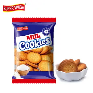 Hot Sell Delicious Salt Flavored Semi Hard Biscuit Milk Salted Mini Round Biscuit