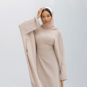 Modest Islamic Abaya <strong>Kaftan</strong> Abaya Islamic Clothing Long Sleeve Dress Abaya batwing Sleeves Dress Plain Luxury <strong>Kaftans</strong> - Product Image 1