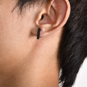 Échantillon Vintage Design Géométrique Triangle <span class=keywords><strong>Viking</strong></span> Boucles <span class=keywords><strong>d</strong></span>'Oreilles en Acier Inoxydable pour Hommes Bijoux de Mode EH-524 - Product Image 6
