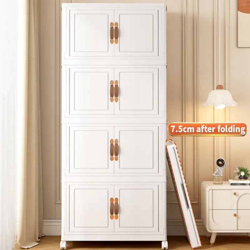 Magnetic Compartments Wardrobe Organization for Folding Easy-to-clean Magnetic Closure Wardrobe