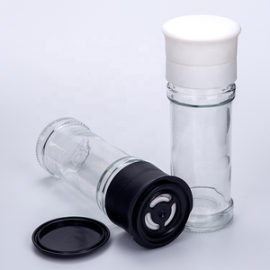 Proveedor profesional, botella de molienda de 100ml, coctelera de pimienta negra, juego de molinillo de sal y pimienta, molinillos de sal de vidrio - Product Image 2