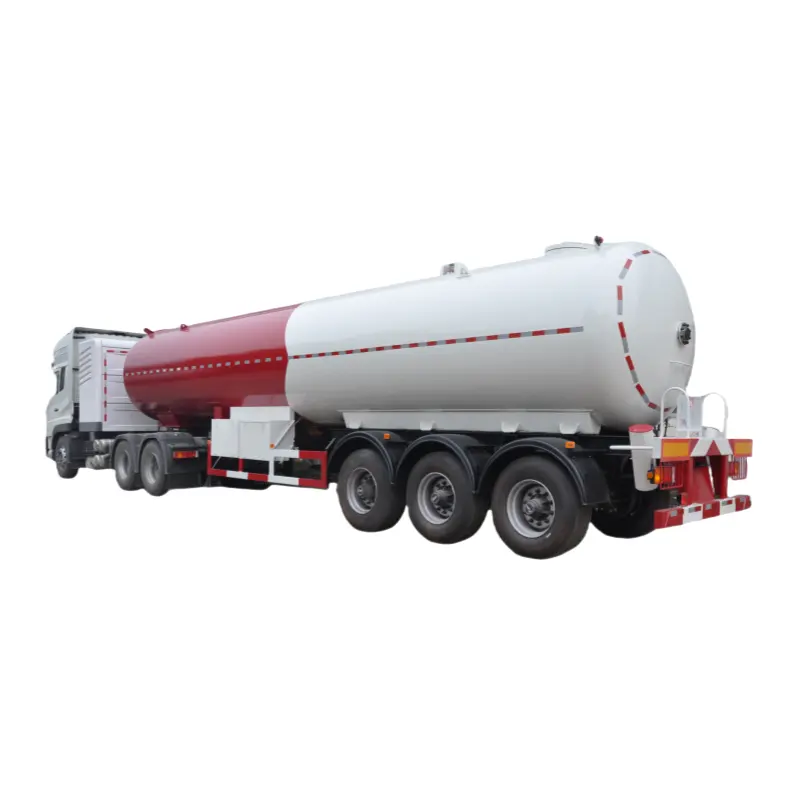 Precio de fábrica 3 ejes 40000 litros 45000L 20 toneladas transporte almacenamiento aluminio cisterna remolque Acero inoxidable tanque semirremolque