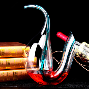 Carafe à <span class=keywords><strong>vin</strong></span> en verre cristal sans plomb avec logo soufflé à la main en forme de <span class=keywords><strong>coq</strong></span> créatif - Product Image 2