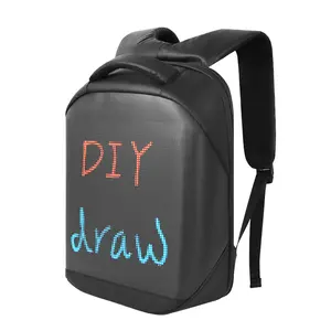 Hot Sale Bag School Led Screen Backpack For Advertising Personality Display fashion digital led bag